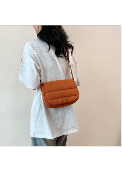 Çapraz Askılı Çanta Taşınabilir Yüksek Kaliteli Rahat Pamuklu Kumaş Kentsel Tarz, Pembe (Yurt Dışından) modelleri