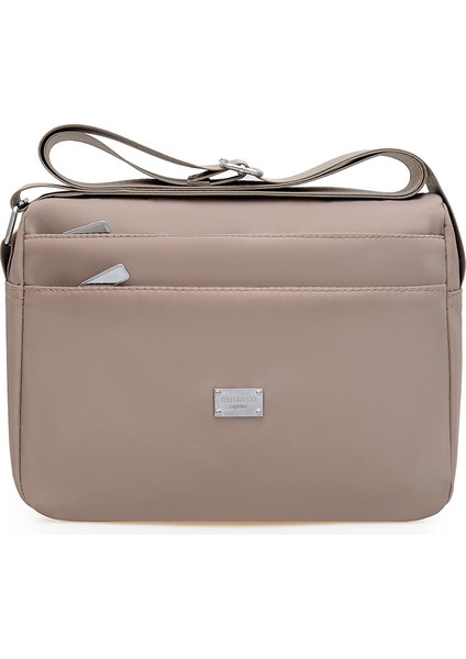 Çapraz Askılı Çanta Taşınabilir Rahat ve Şık Oxford Kumaş Malzemesi Nötr Tarz, Haki (Yurt Dışından)