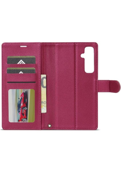 Samsung Galaxy S23 Ayrılabilir 2 1 Kickstand Bölünmüş Deri Için Flip Case (Yurt Dışından) fiyatları