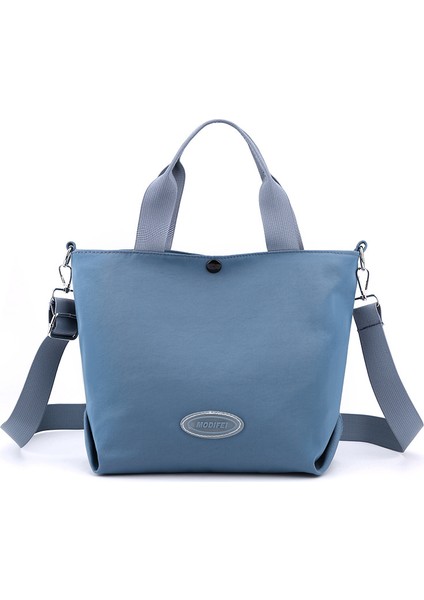 Çapraz Askılı Çanta Taşınabilir Su Geçırmez Yüksek Kaliteli Naylon Kumaş Büyük Kapasite, Mavi (Yurt Dışından)