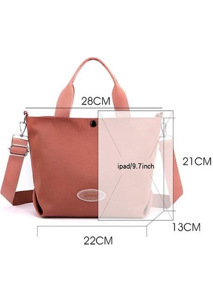 Çapraz Askılı Çanta Taşınabilir Su Geçırmez Yüksek Kaliteli Naylon Kumaş Büyük Kapasite, Mavi (Yurt Dışından) fiyatları