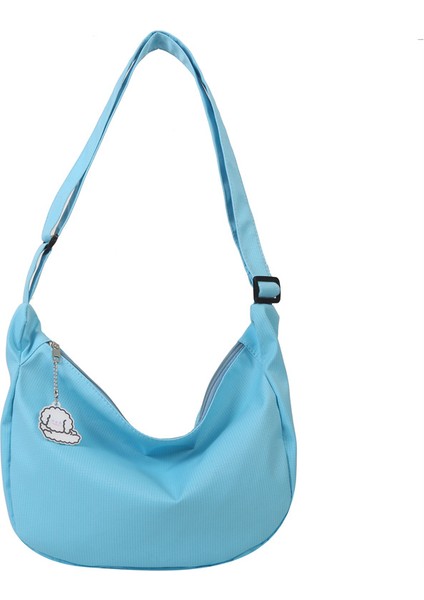 Çapraz Askılı Çanta Taşınabilir Yüksek Kaliteli Tuval Malzemesi ve Kaliteli Işçılik, Mavi (Yurt Dışından)