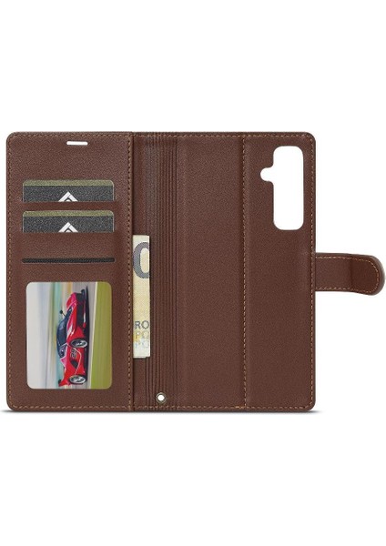 Samsung Galaxy S23 Ayrılabilir 2 1 Kickstand Bölünmüş Deri Için Flip Case (Yurt Dışından) modelleri
