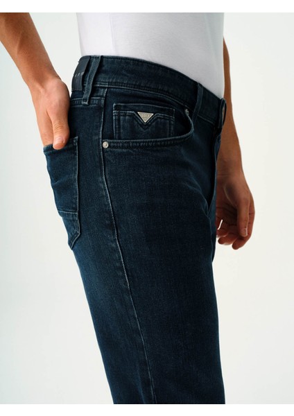 Erkek Jean Pantolon Koyu Mavi LF2037023 Terrybrown Slim Fit fırsatları