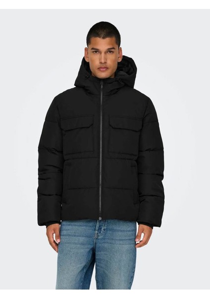 Erkek Mont Siyah 22029661 Onselıjah Pckt. Hood Jacket Otw Noos fiyatları