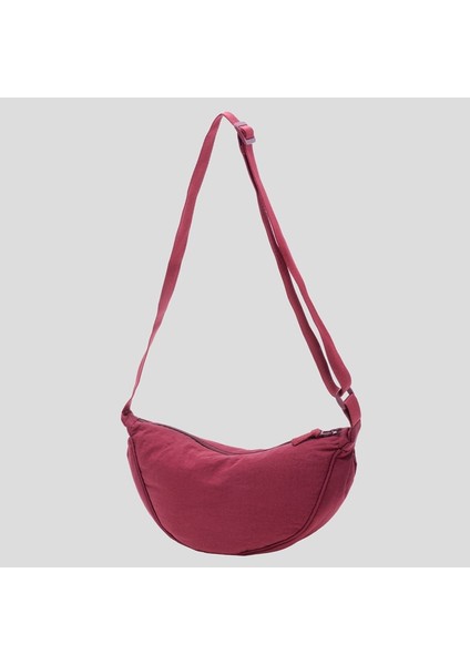 Çapraz Askılı Çanta Taşınabilir Rahat Kadife Kumaş , Kırmızı (Yurt Dışından)