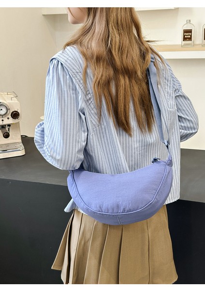 Çapraz Askılı Çanta Taşınabilir Rahat Kadife Kumaş , Kırmızı (Yurt Dışından) modelleri