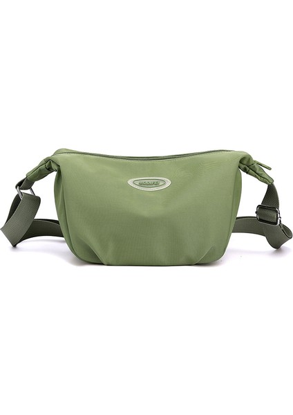 Çapraz Askılı Çanta Taşınabilir Yüksek Kaliteli Naylon Malzeme Sokak Stili, Yeşil (Yurt Dışından)