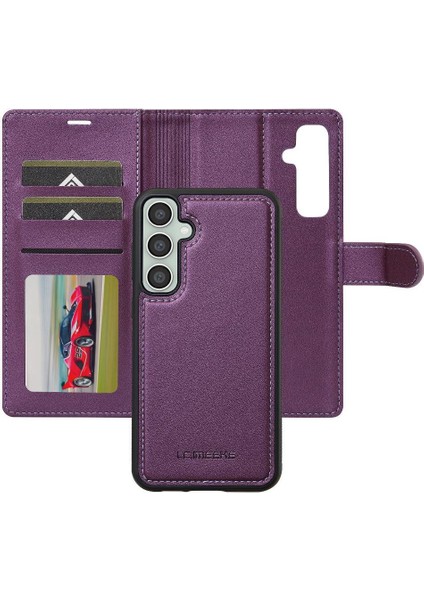 Samsung Galaxy S23 Artı Kickstand Ayrılabilir 2 1 Pu Durumda Flip Case (Yurt Dışından)