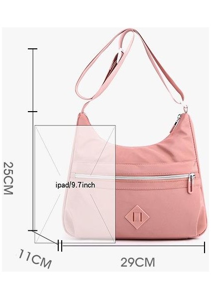 Çapraz Askılı Çanta Taşınabilir Yüksek Kaliteli Nefes Alabilen Naylon Malzeme Düz Renk Modaya Uygun Stil, Koyu Mavi (Yurt Dışından) fiyatları