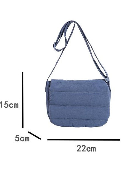 Çapraz Askılı Çanta Taşınabilir Yüksek Kaliteli Rahat Pamuklu Kumaş Kentsel Tarz, Gri (Yurt Dışından) fiyatları