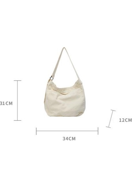 Çapraz Askılı Çanta Taşınabilir Yüksek Kaliteli Aşınmaya Dayanıklı Kanvas Kumaş Düz Renk Stili, Kahverengi (Yurt Dışından) fiyatları