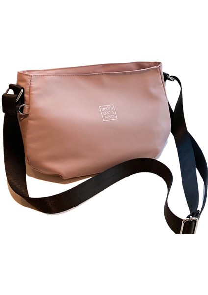 Çapraz Askılı Çanta Taşınabilir Naylon Malzeme Taze ve Tatlı Tarz, Pembe (Yurt Dışından)