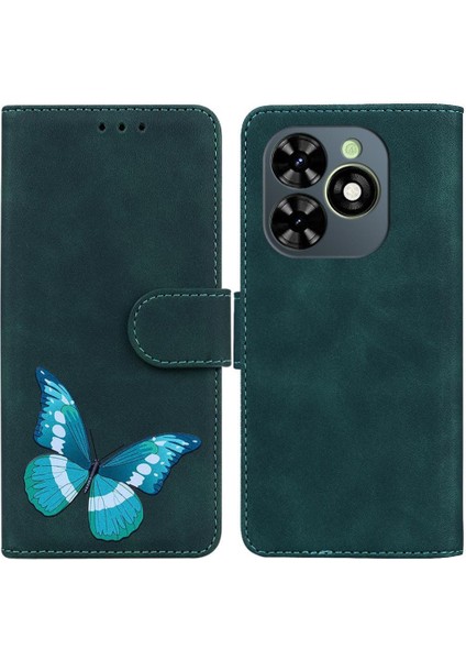 Tecno Spark G0 2024 Için Flip Case Cüzdan Flip Folio Kapak Kart Yuvaları Renk (Yurt Dışından)