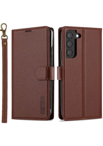 Samsung Galaxy S21 Artı Ayrılabilir 2 1 Bölünmüş Deri Kılıf Için Flip Case (Yurt Dışından)