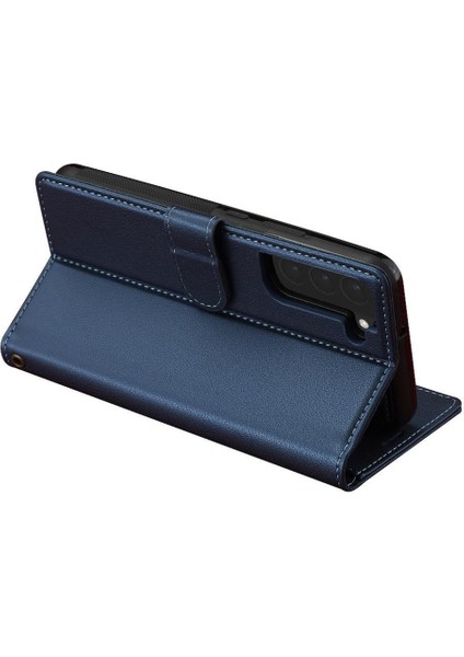 Samsung Galaxy S22 Kickstand Bölünmüş Deri Cüzdan Telefon Kılıfı Için Flip Case (Yurt Dışından) indirimleri