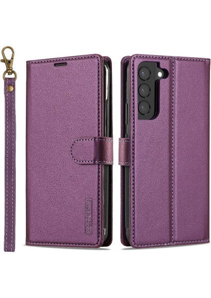 Samsung Galaxy S21 Için Flip Case Cüzdan Kılıf Pu Deri Bölünmüş Deri 2 In (Yurt Dışından)