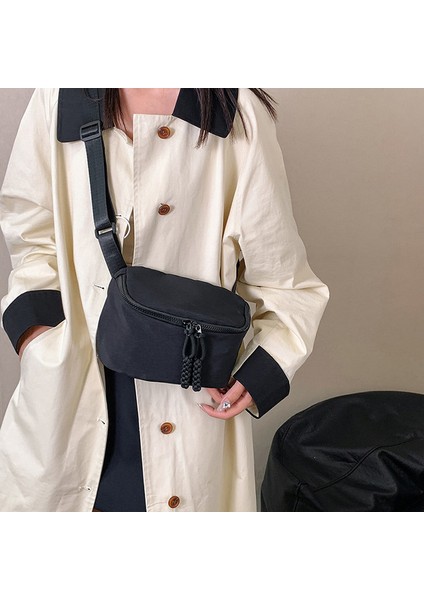 Çapraz Askılı Çanta Taşınabilir Yüksek Kaliteli Naylon Kumaş Düz Renk Stili, Sarı (Yurt Dışından) modelleri