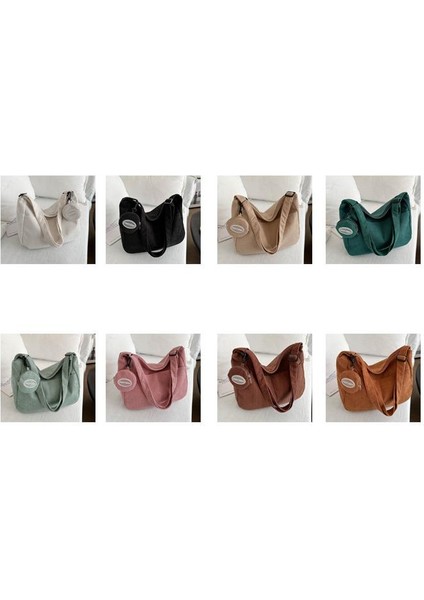 Çapraz Askılı Çanta Taşınabilir Yüksek Kaliteli Kadife Malzeme Düz Renk Basit Moda Stili , Siyah (Yurt Dışından) modelleri