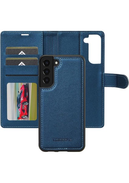 Samsung Galaxy S21 Için Flip Case Cüzdan Kılıf Pu Deri Bölünmüş Deri 2 In (Yurt Dışından)