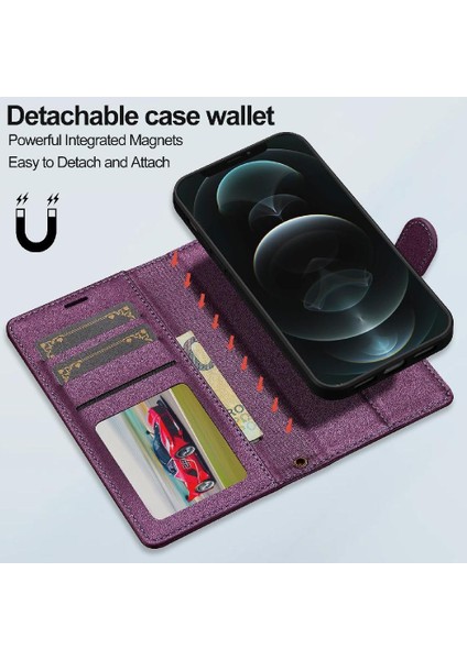 IPhone 14 Için Flip Case Artı Bölünmüş Deri Cüzdan Telefon Kapak Pu Deri 2 (Yurt Dışından) fırsatları