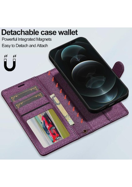 IPhone 12 Için Flip Case Pu Deri Bölünmüş Deri Cüzdan Telefon Kapak Cüzdan (Yurt Dışından) fiyatları