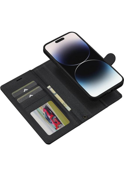 IPhone 15 Için Flip Case Pro Ayrılabilir 2 1 Cüzdan Kılıf Pu Deri Bölünmüş (Yurt Dışından) fiyatları