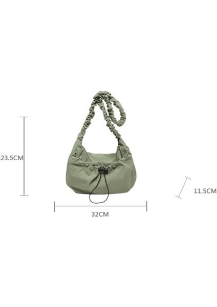 Çapraz Askılı Çanta Taşınabilir Yüksek Kaliteli Rahat Naylon Kumaş Şehir Tarzı, Beyaz (Yurt Dışından) fiyatları