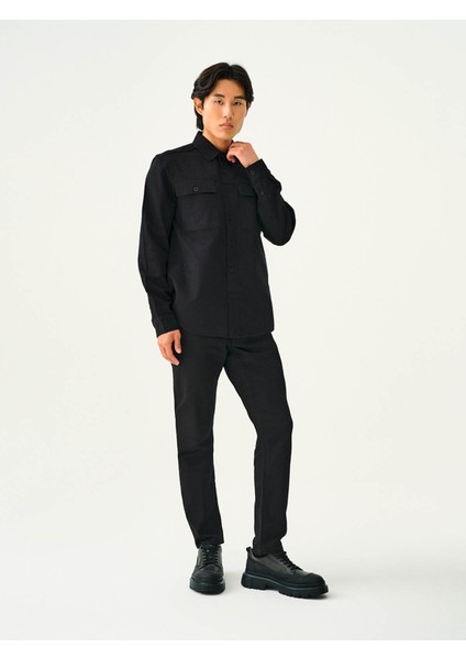 Erkek Gömlek Siyah LF2037426 fiyatları