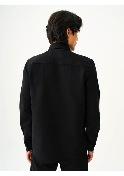 Erkek Gömlek Siyah LF2037426 fırsatları