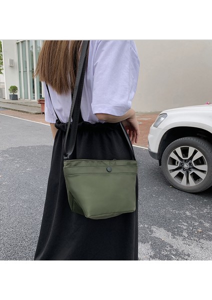 Çapraz Askılı Çanta Taşınabilir Yüksek Kaliteli Su Geçırmez Oxford Kumaş Düz Renk Stili, Siyah (Yurt Dışından) modelleri