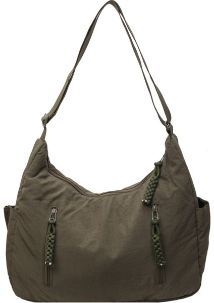 Çapraz Askılı Çanta Taşınabilir Yüksek Kaliteli ve Rahat Naylon Kumaş Yeni Stil, Yeşil (Yurt Dışından)