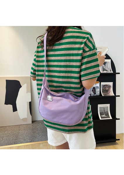 Çapraz Askılı Çanta Taşınabilir Kaliteli ve Konforlu Kumaşlar Şık ve Trend Stiller, Beyaz (Yurt Dışından) modelleri