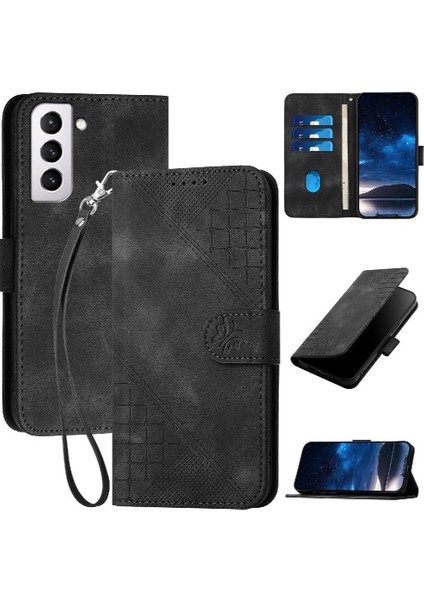 Samsung Galaxy S21 Artı Yüksek Kaliteli Deri Telefon Kılıfı Için Flip Case ile (Yurt Dışından)