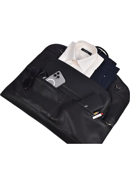 Kmlgym-23 Detaylı Takım Elbise Çantası/siyah