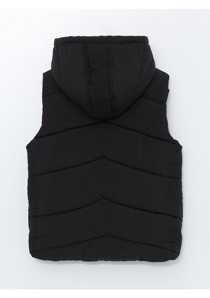 Kapüşonlu Baskılı Erkek Bebek Şişme Yelek modelleri