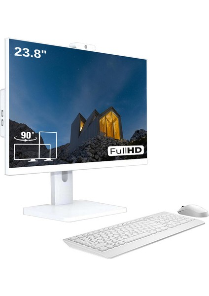 XSR875 I7 4770 16GB Ram 128GB SSD 23.8" Webcam + Wifi Pivot All In One Bilgisayar