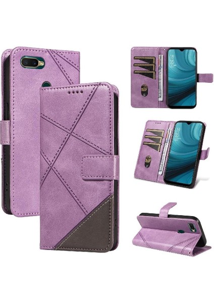 Oppo A7/A5S/AX5S Yüksek Kalite ve Kart Yuvası Deri Telefon Için Flip Case (Yurt Dışından)
