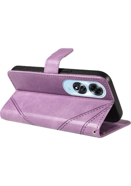 Elmas Dikiş ve Kart Yuvası Deri ile Oppo A60 4g Için Flip Case (Yurt Dışından) fırsatları