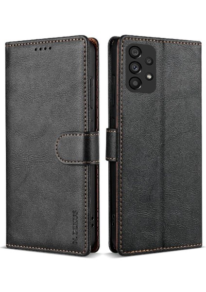 Samsung Galaxy A34 5g Çift Katmanlı Koruma Manyetik Kart Için Flip Case (Yurt Dışından)