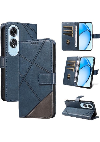 Elmas Dikiş ve Kart Yuvası Deri ile Oppo A60 4g Için Flip Case (Yurt Dışından) indirimleri
