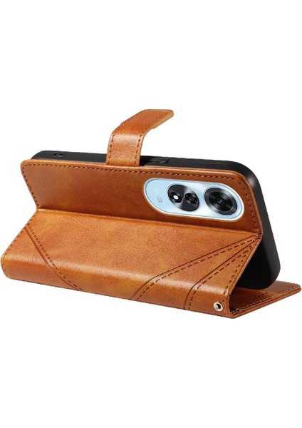 Elmas Dikiş ve Kart Yuvası Deri ile Oppo A60 4g Için Flip Case (Yurt Dışından) fırsatları