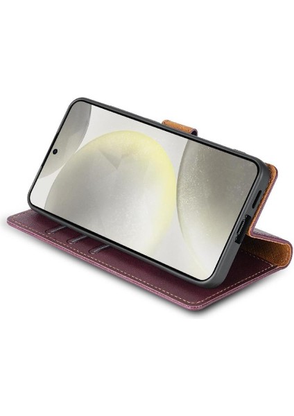 Samsung Galaxy S10 Artı Yan Cep Manyetik Kapatma Çift Için Flip Case (Yurt Dışından)