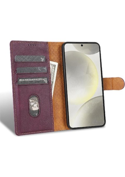 Samsung Galaxy S10 Artı Yan Cep Manyetik Kapatma Çift Için Flip Case (Yurt Dışından)