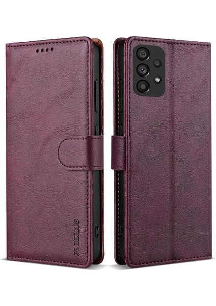 Samsung Galaxy A34 5g Çift Katmanlı Koruma Manyetik Kart Için Flip Case (Yurt Dışından)