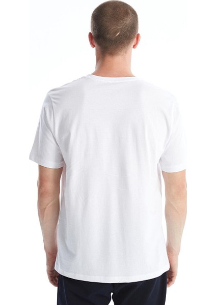 V Yaka Kısa Kollu Penye Erkek Tişört fırsatları