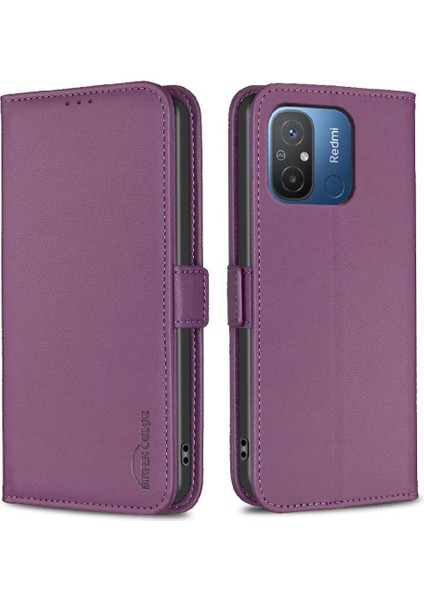 Xiaomi Poco C55 Kart Yuvaları Tutucu Kickstand Pu Deri Tpu Için Flip Case (Yurt Dışından)