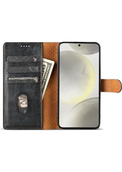 Samsung Galaxy S10 Artı Yan Cep Manyetik Kapatma Çift Için Flip Case (Yurt Dışından)
