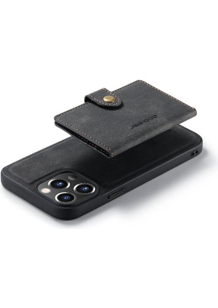 IPhone 13 Için Kılıf Pro Max Cardholder Standı Ayrılabilir Manyetik Tasarım (Yurt Dışından)
