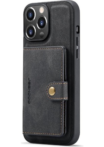 IPhone 13 Için Kılıf Pro Max Cardholder Standı Ayrılabilir Manyetik Tasarım (Yurt Dışından)